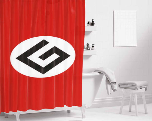 Grammar Nazi Symbols Bathroom Shower Curtain Fabric Waterproof | 66 X 72 Inch