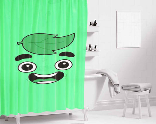 Guava Juice Logo Bathroom Shower Curtain Fabric Waterproof | 66 X 72 Inch