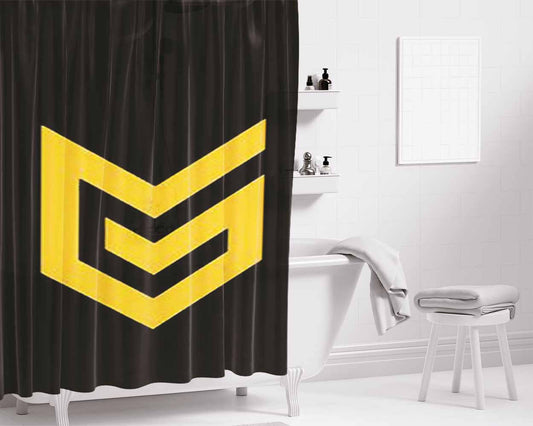 Guerrilla Games Logo Simple Bathroom Shower Curtain Fabric Waterproof | 66 X 72 Inch