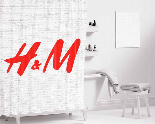 H2O Nothing To Prove Bathroom Shower Curtain Fabric Waterproof | 66 X 72 Inch