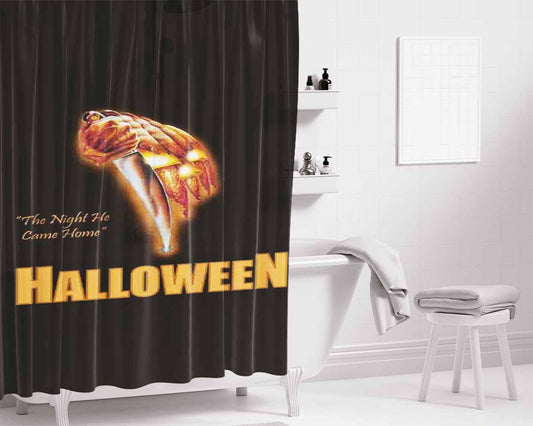 Halloween The Night He Came Bathroom Shower Curtain Fabric Waterproof | 66 X 72 Inch
