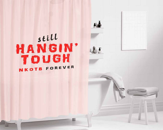 Hangin Tough Inspired Nkotb Bathroom Shower Curtain Fabric Waterproof | 66 X 72 Inch