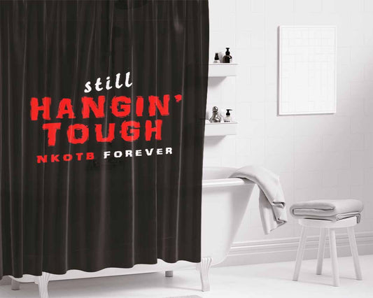 Hangin Tough Nkotb Inspired Bathroom Shower Curtain Fabric Waterproof | 66 X 72 Inch