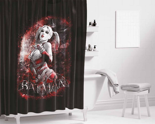 Harleyquinn Bathroom Shower Curtain Fabric Waterproof | 66 X 72 Inch