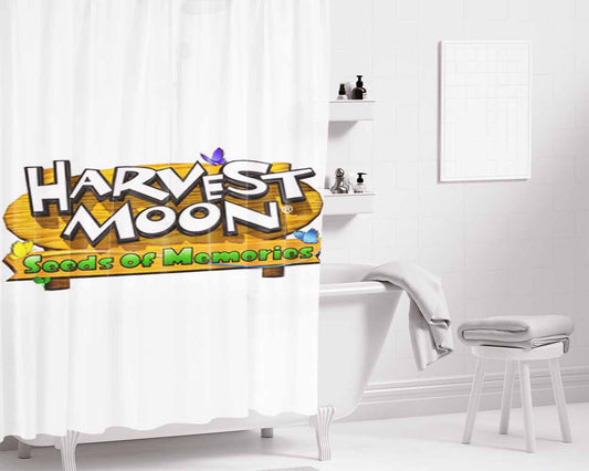 Harvest Moon Seed Of Memories Bathroom Shower Curtain Fabric Waterproof | 66 X 72 Inch