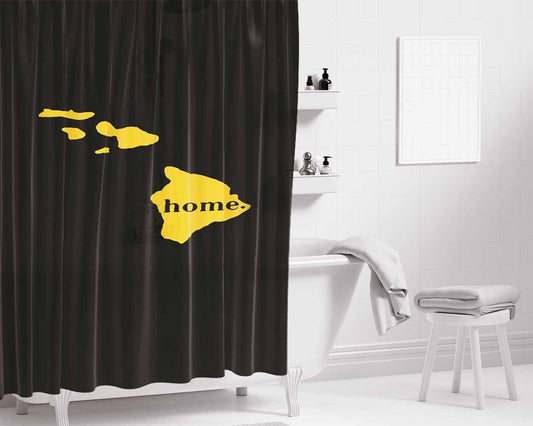 Hawaii State Flour Sack Towel Flour Sack Tea Mother'S Day Bathroom Shower Curtain Fabric Waterproof | 66 X 72 Inch