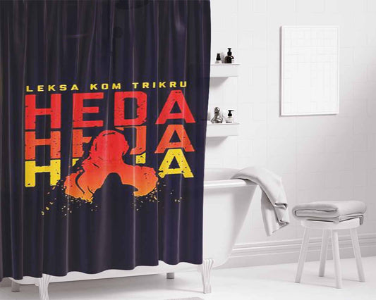 Heda Leksa Kom Trikru Bathroom Shower Curtain Fabric Waterproof | 66 X 72 Inch
