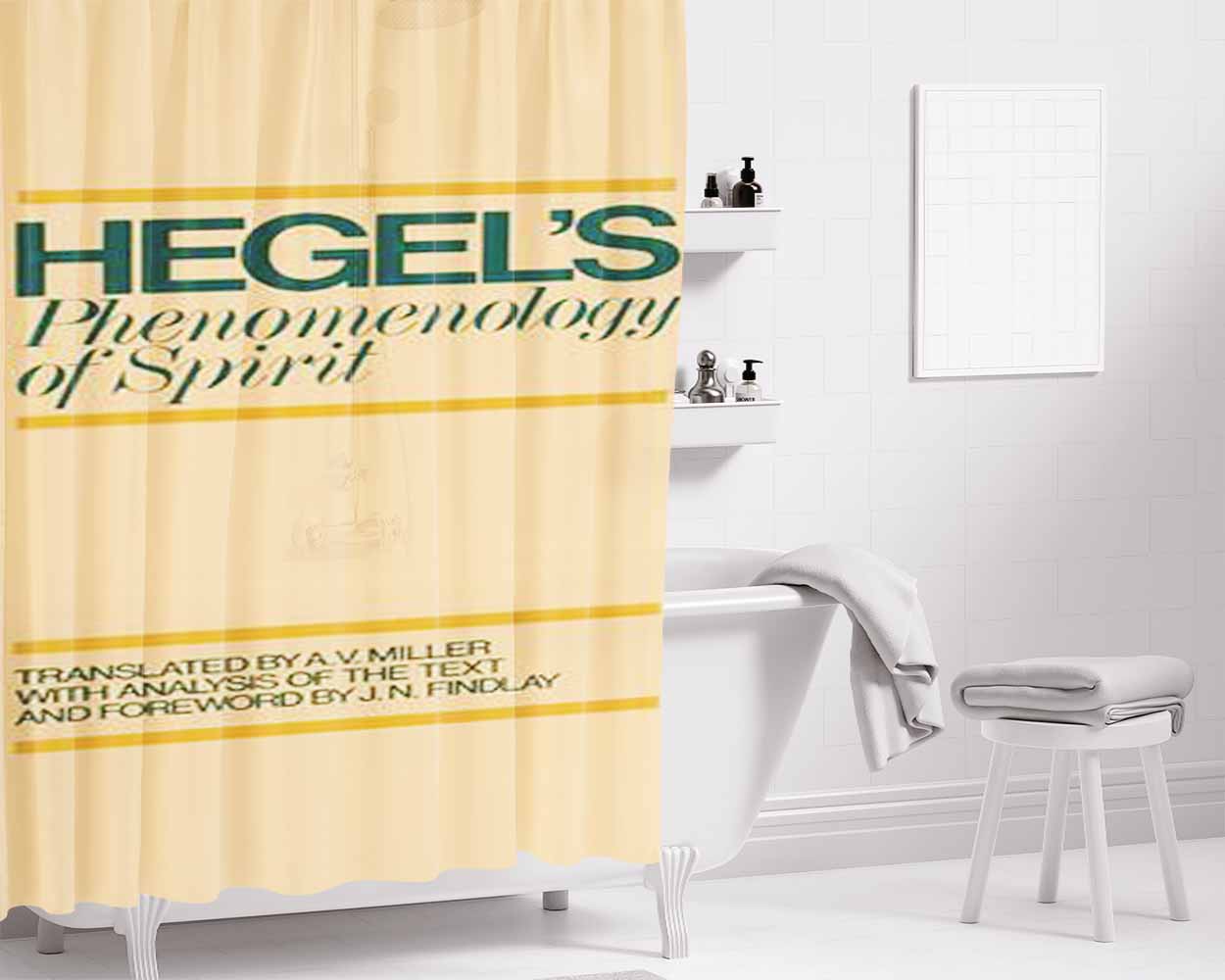 Hegel'S Phenomenology Of Spirit Bathroom Shower Curtain Fabric Waterproof | 66 X 72 Inch