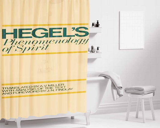 Hegel'S Phenomenology Of Spirit Bathroom Shower Curtain Fabric Waterproof | 66 X 72 Inch