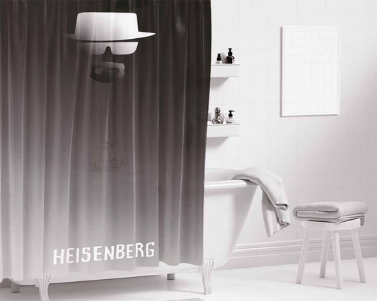 Heisenberg Bathroom Shower Curtain Fabric Waterproof | 66 X 72 Inch