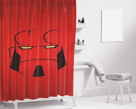 Hell Boy Bathroom Shower Curtain Fabric Waterproof | 66 X 72 Inch