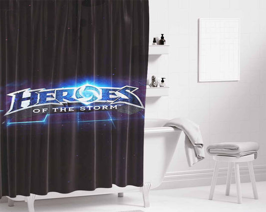 Heroes Of The Storm New Bathroom Shower Curtain Fabric Waterproof | 66 X 72 Inch