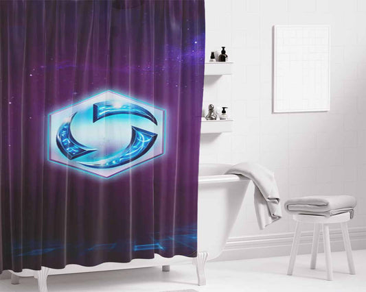 Heroes Of The Storm Symbol Bathroom Shower Curtain Fabric Waterproof | 66 X 72 Inch