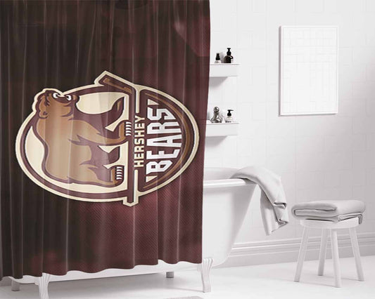 Hershey'S Texture Square Bathroom Shower Curtain Fabric Waterproof | 66 X 72 Inch