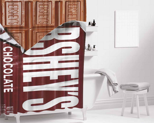 Hershey Bears Unveil Logo Bathroom Shower Curtain Fabric Waterproof | 66 X 72 Inch