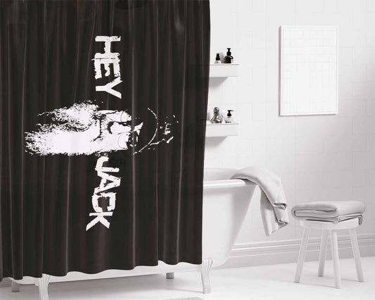 Hey Jack Duck Bathroom Shower Curtain Fabric Waterproof | 66 X 72 Inch