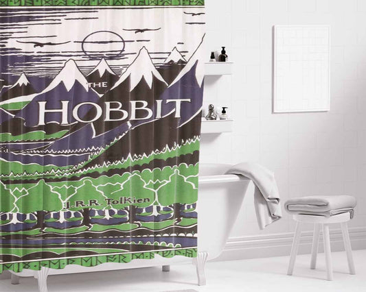 Hobbit Jrr Tolkien Bathroom Shower Curtain Fabric Waterproof | 66 X 72 Inch
