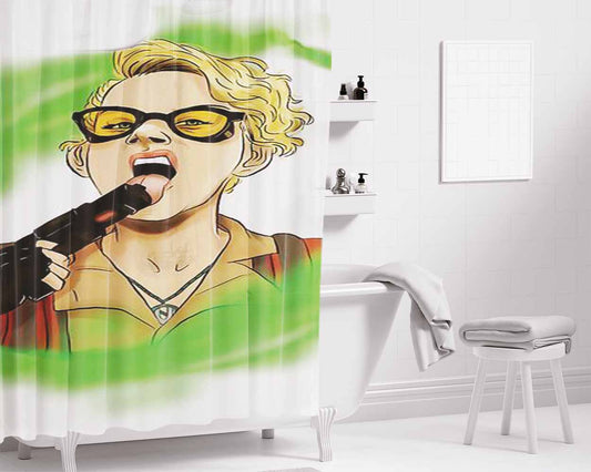 Holtz Bathroom Shower Curtain Fabric Waterproof | 66 X 72 Inch