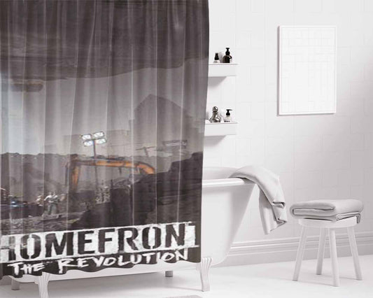 Homefront The Revolution Bathroom Shower Curtain Fabric Waterproof | 66 X 72 Inch