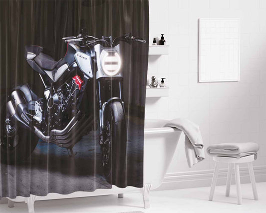 Honda Neo Sportscafe Concept Bathroom Shower Curtain Fabric Waterproof | 66 X 72 Inch
