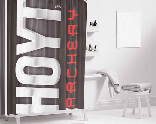 Hoyt Archery Get Serious Bathroom Shower Curtain Fabric Waterproof | 66 X 72 Inch