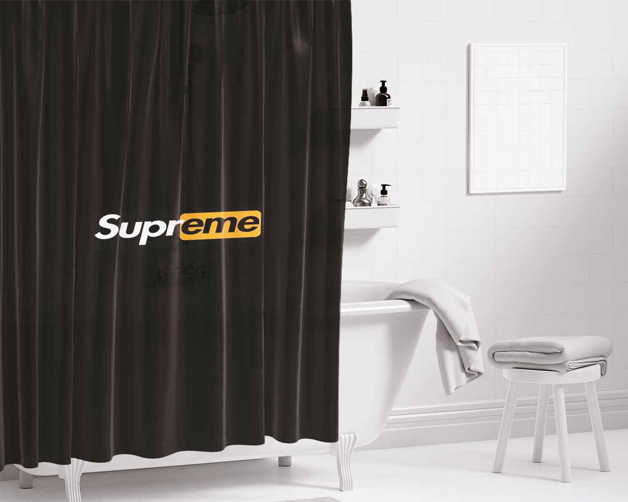 Hypebest The Hub Famou Bathroom Shower Curtain Fabric Waterproof | 66 X 72 Inch