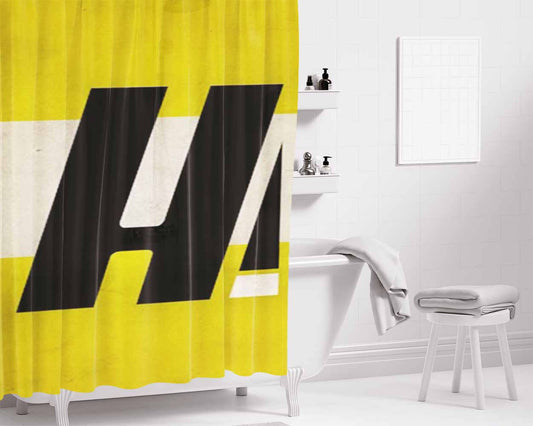Hyperion Logo Bathroom Shower Curtain Fabric Waterproof | 66 X 72 Inch