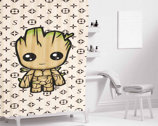 I'M Afraid Of Americans Bathroom Shower Curtain Fabric Waterproof | 66 X 72 Inch