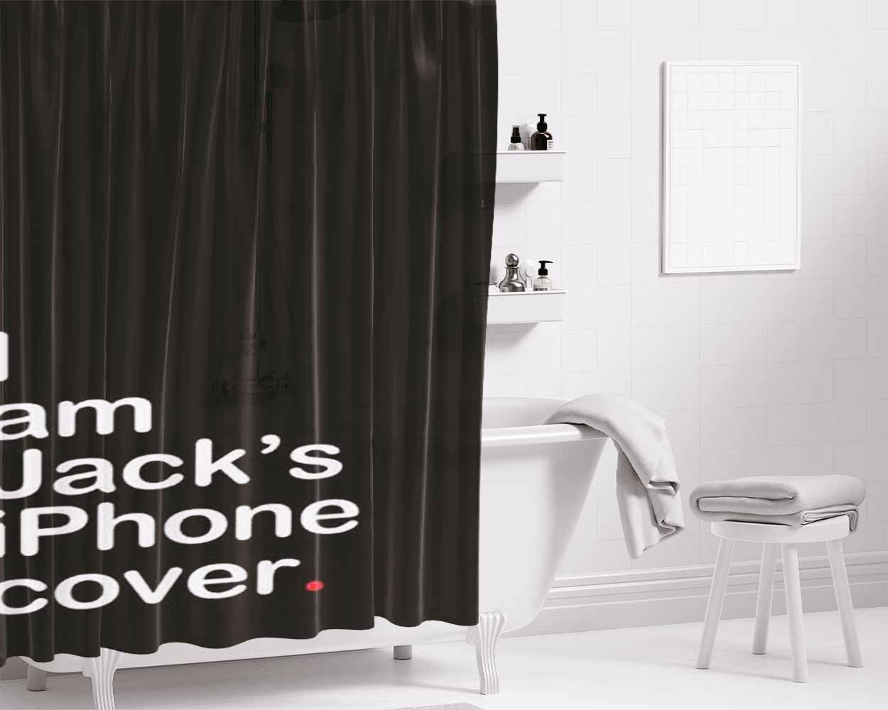 I'M No Superman Bathroom Shower Curtain Fabric Waterproof | 66 X 72 Inch