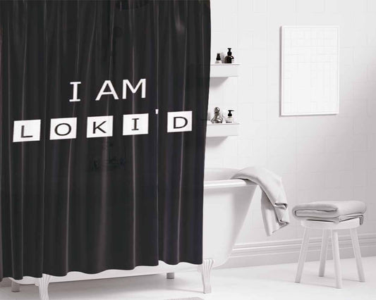 I'M The Boss Bathroom Shower Curtain Fabric Waterproof | 66 X 72 Inch