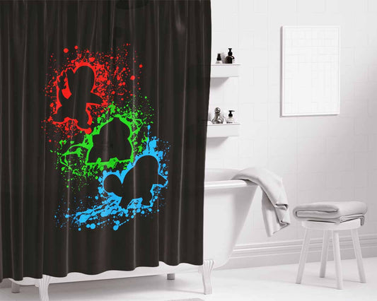 I Am The King Quote Bathroom Shower Curtain Fabric Waterproof | 66 X 72 Inch