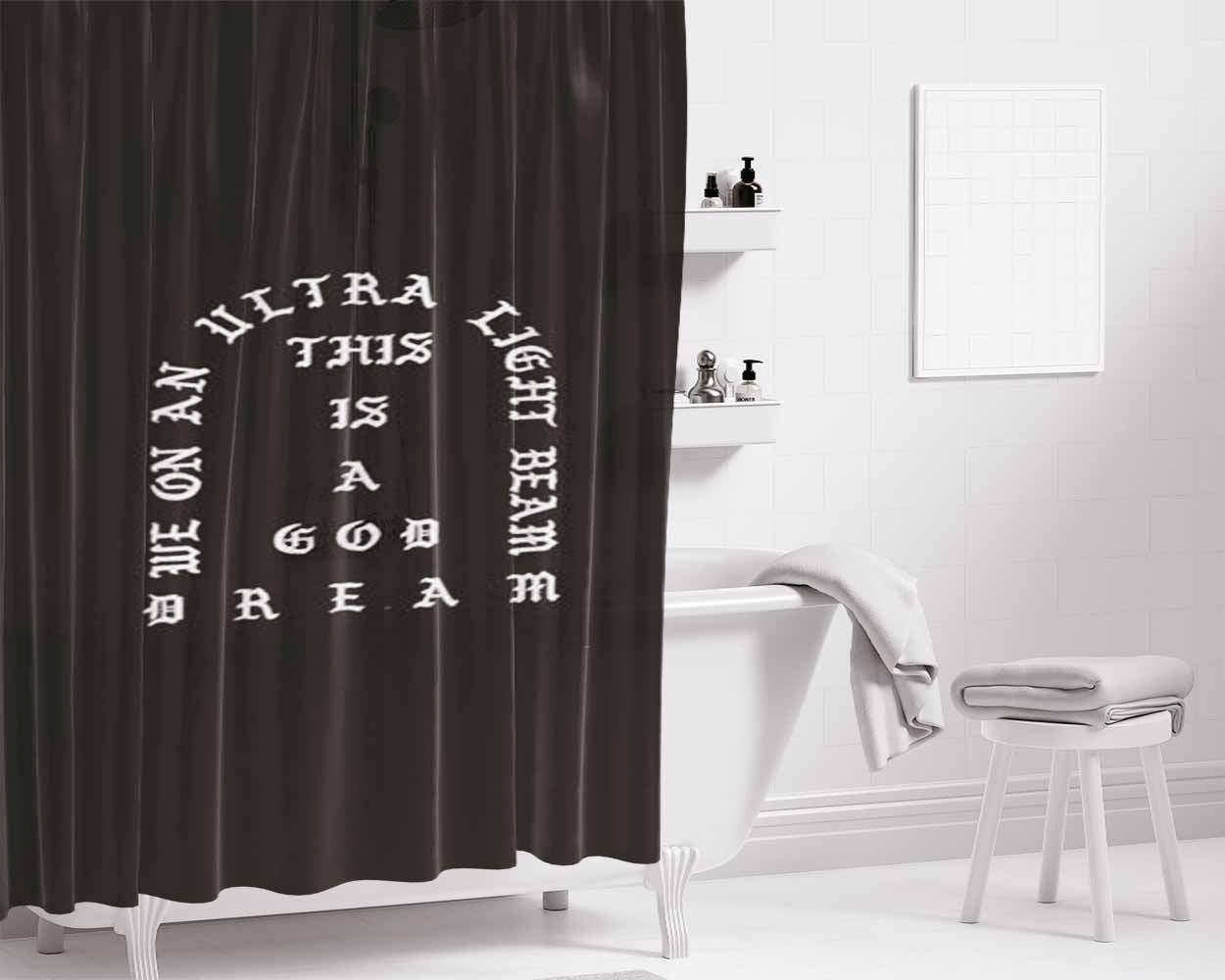 I Am United Bathroom Shower Curtain Fabric Waterproof | 66 X 72 Inch