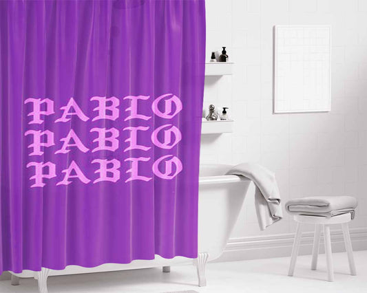 I Believe In Design Bathroom Shower Curtain Fabric Waterproof | 66 X 72 Inch