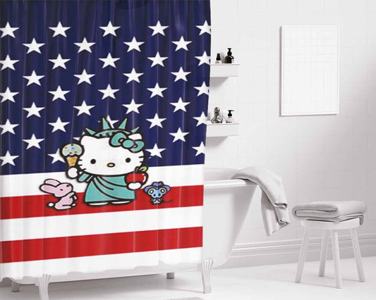 I Choo Choo Choose You Bathroom Shower Curtain Fabric Waterproof | 66 X 72 Inch