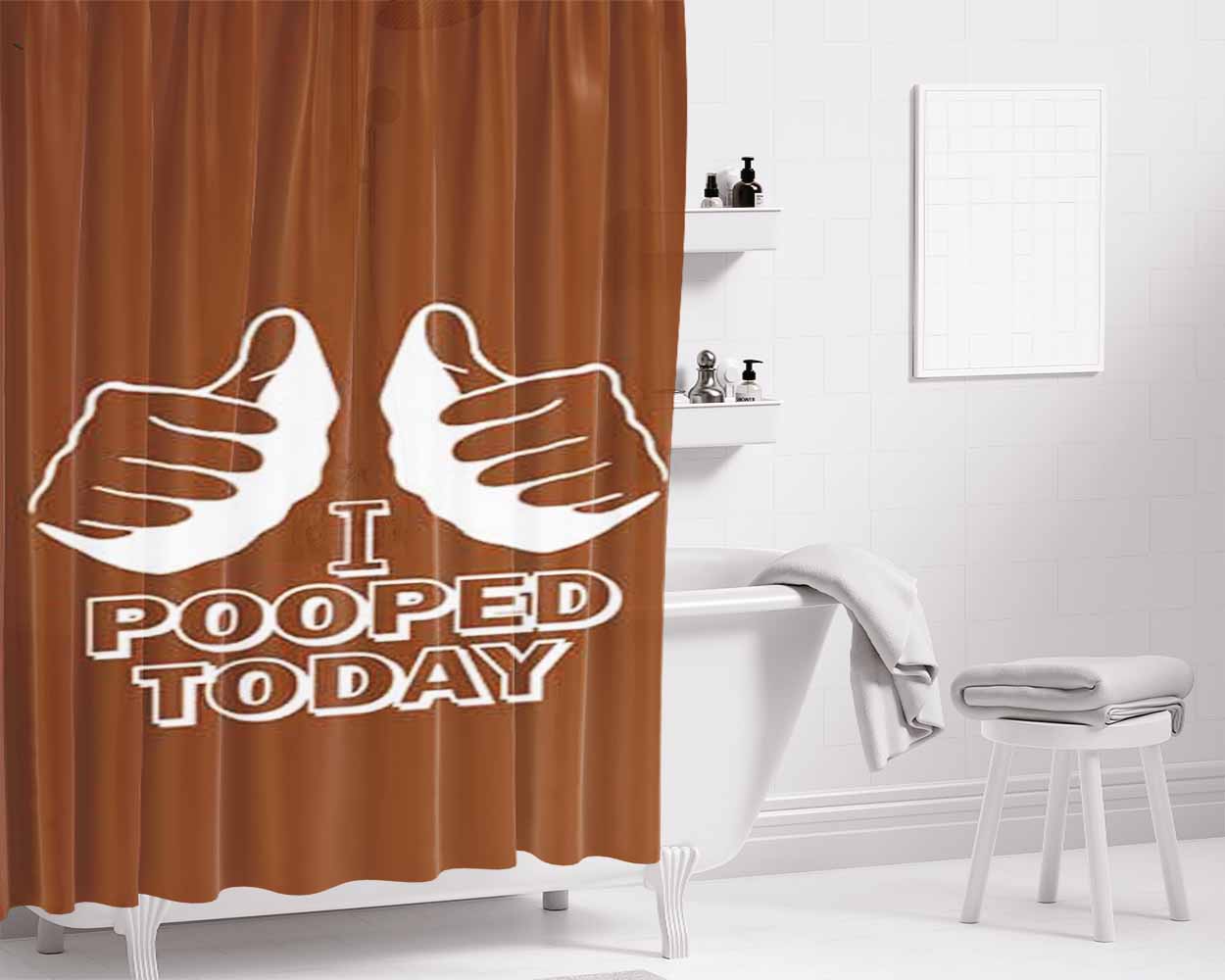 I Love Lucy Bathroom Shower Curtain Fabric Waterproof | 66 X 72 Inch