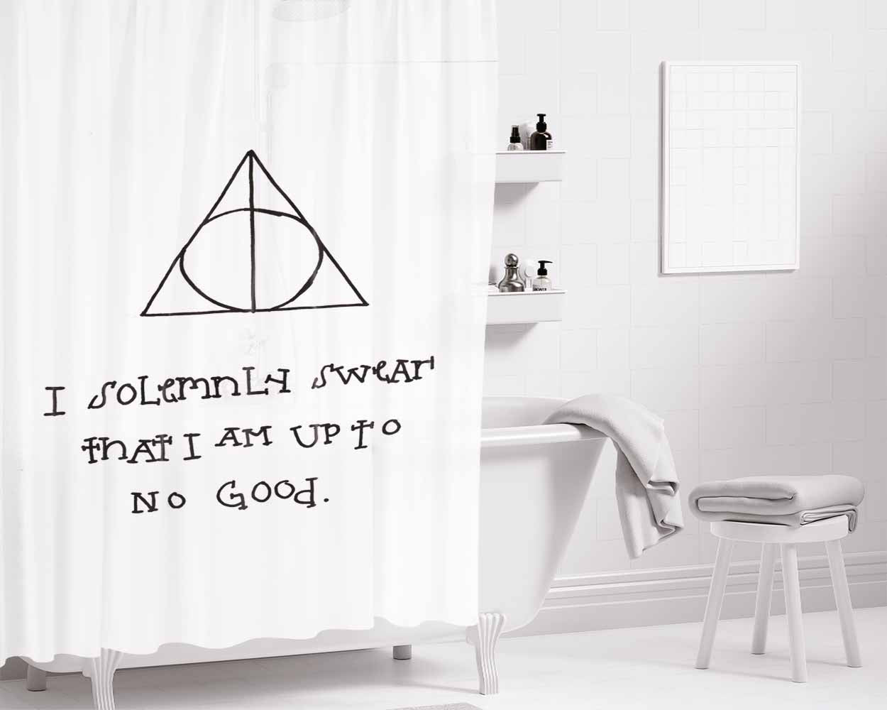 I Miss You- Bathroom Shower Curtain Fabric Waterproof | 66 X 72 Inch