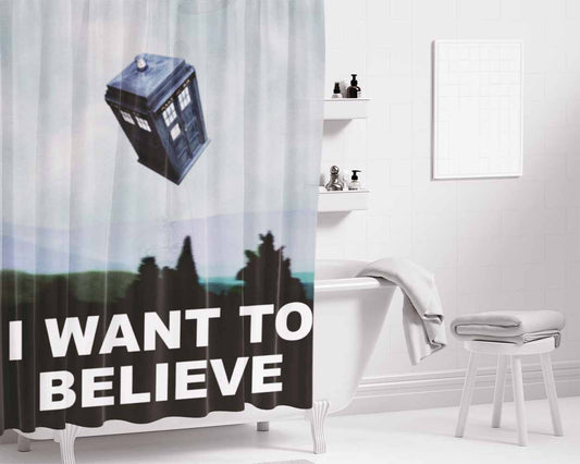 I Sad And I Never Did Bathroom Shower Curtain Fabric Waterproof | 66 X 72 Inch