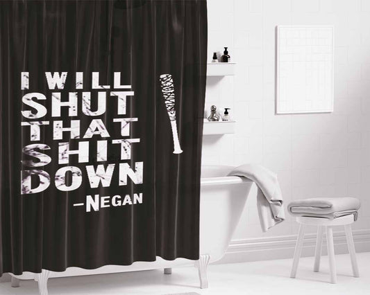 I Stand With Cafe Europa Bathroom Shower Curtain Fabric Waterproof | 66 X 72 Inch