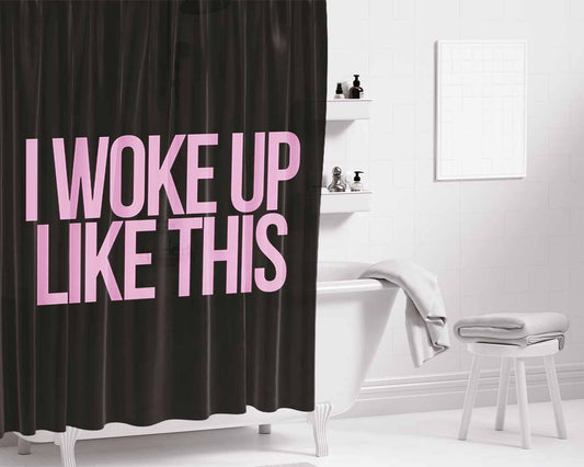 I Want To Believe Bathroom Shower Curtain Fabric Waterproof | 66 X 72 Inch