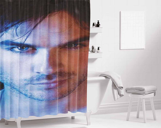 I Will Fear No Evil Bathroom Shower Curtain Fabric Waterproof | 66 X 72 Inch