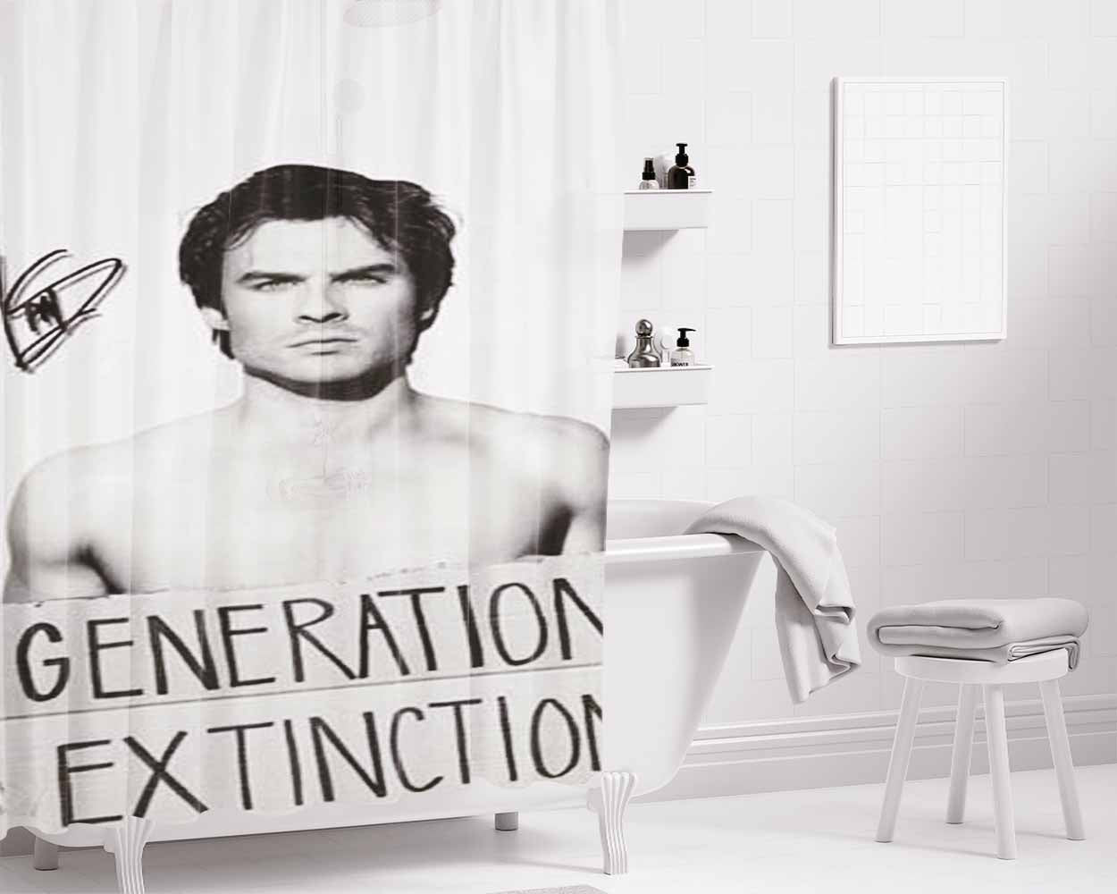 I Will Never Forget Bathroom Shower Curtain Fabric Waterproof | 66 X 72 Inch