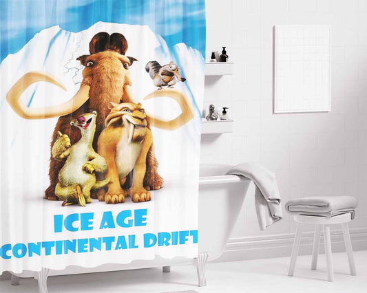 Iamsu Kilt Bathroom Shower Curtain Fabric Waterproof | 66 X 72 Inch
