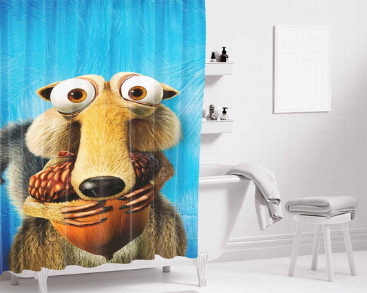 Ian Somerhalder Face Closeup Bathroom Shower Curtain Fabric Waterproof | 66 X 72 Inch