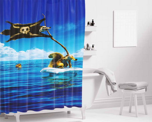 Ian Somerhalder Bathroom Shower Curtain Fabric Waterproof | 66 X 72 Inch