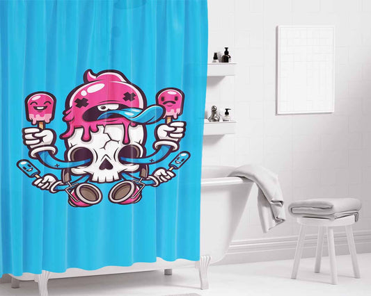 Icarus Bathroom Shower Curtain Fabric Waterproof | 66 X 72 Inch