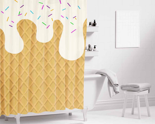 Ice Age 4 Characters Bathroom Shower Curtain Fabric Waterproof | 66 X 72 Inch