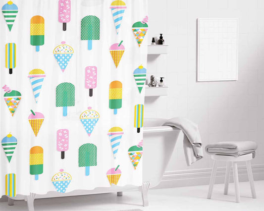 Ice Age 4 Poster Bathroom Shower Curtain Fabric Waterproof | 66 X 72 Inch