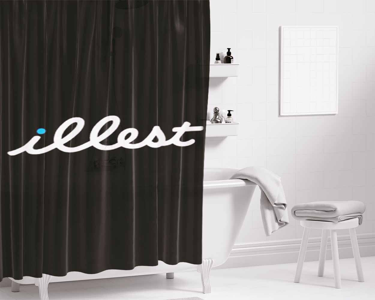 Iggy Azalea Collage Bathroom Shower Curtain Fabric Waterproof | 66 X 72 Inch