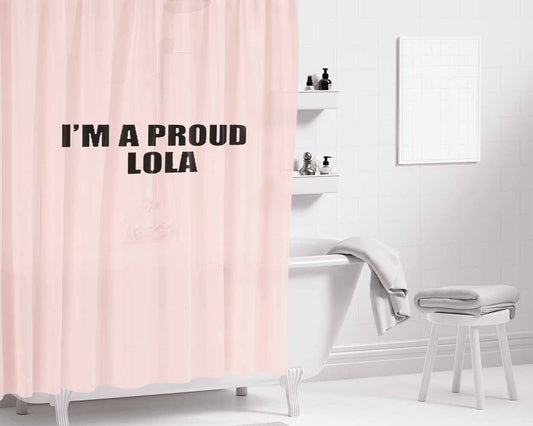 Illest White Logo Bathroom Shower Curtain Fabric Waterproof | 66 X 72 Inch