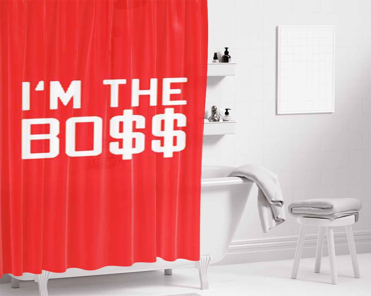 Im Awesome Paul Frank Bathroom Shower Curtain Fabric Waterproof | 66 X 72 Inch